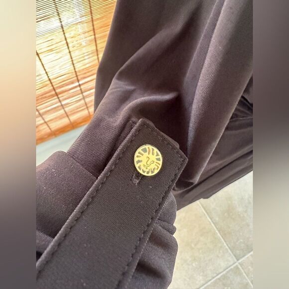 NWOT Anne Klein Black Shirt Dress Size 12 - Picture 6 of 7